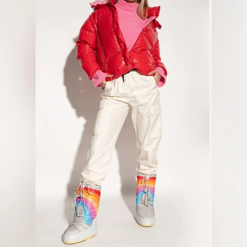 Moon Boot Icon Rainbow Snow Boots NWOB